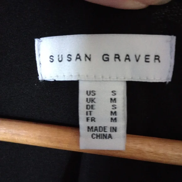 Susan Graver Black Lace Sleeveless Top Size Small - Picture 14 of 16